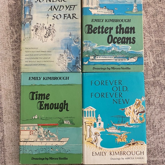 Lot of Vintage Emily Kimbrough Books with Illustrations 1955-1976 Decor Library - Picture 1 of 16